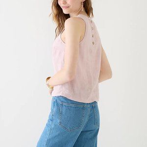 J. Crew Button Back Linen top